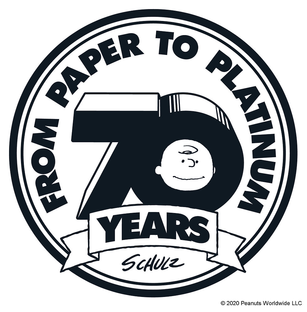 70 years plaque 'From Paper To Platinum'