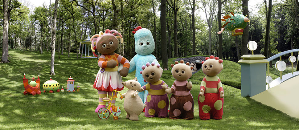 group of fuzzy characters in a forest