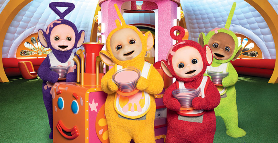4 fuzzy characters inside their domed home
